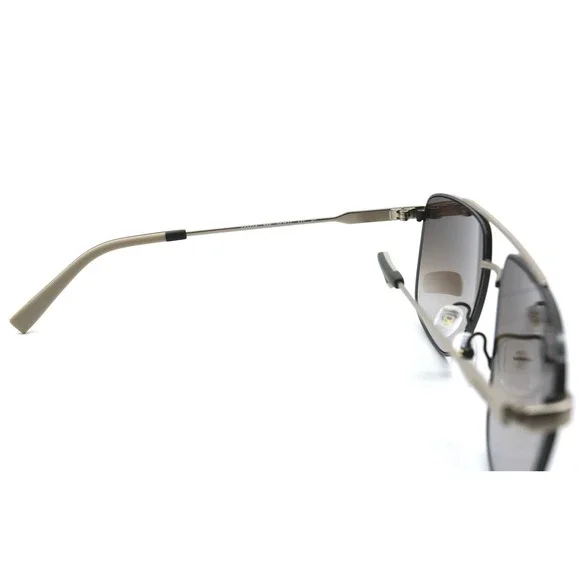 FERRAGAMO SF239S 758 GREEN/SILVER BROWN GRADIENT AVIATOR AUTHENTIC SUNGLASSES - Picture 9 of 10